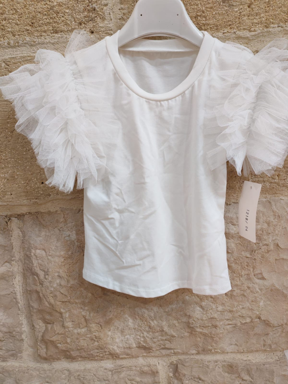 T-shirt baby con tulle