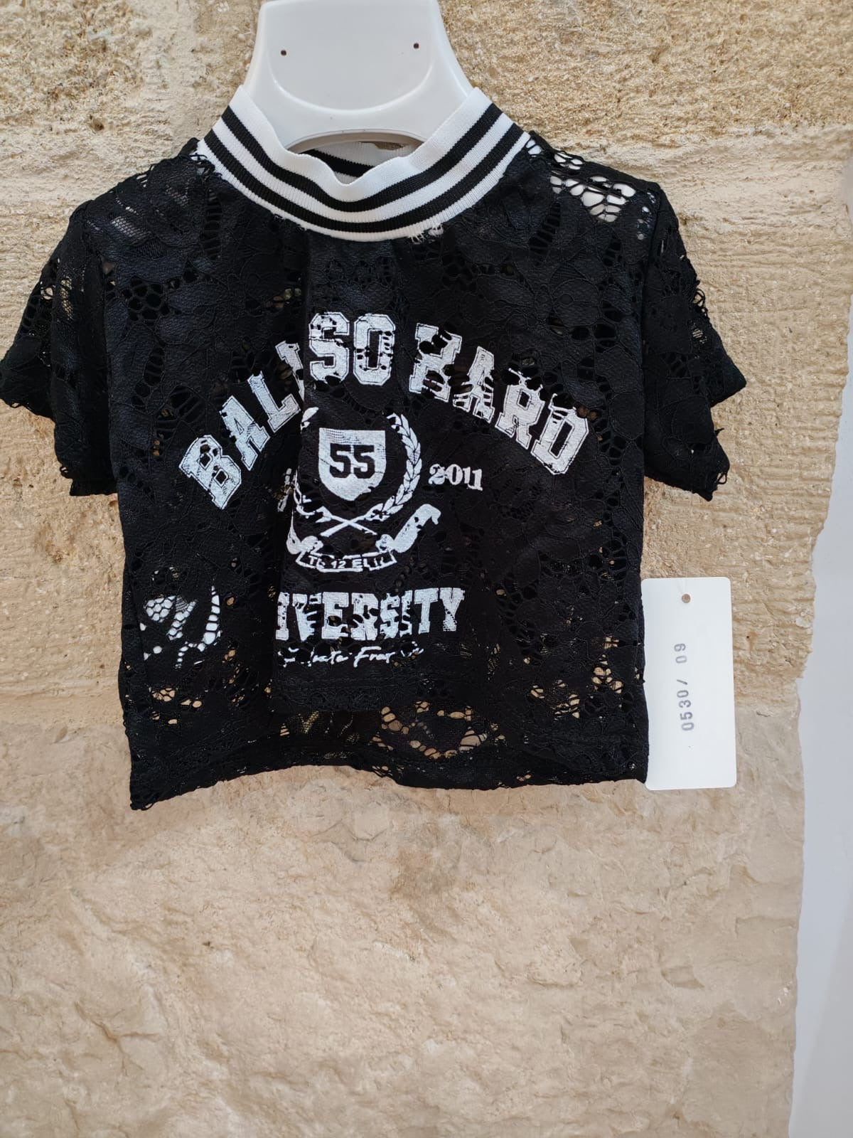 T-shirt in pizzo baby