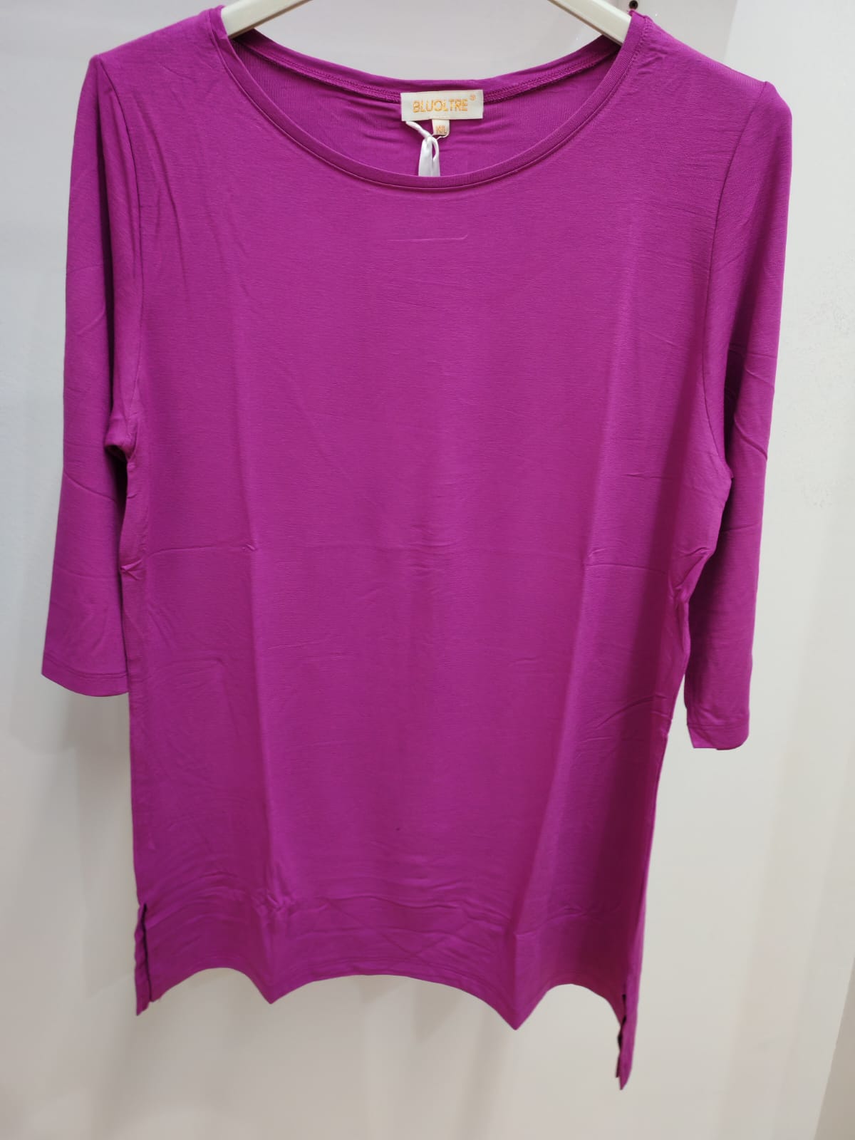 T-shirt con maniche a 3/4
